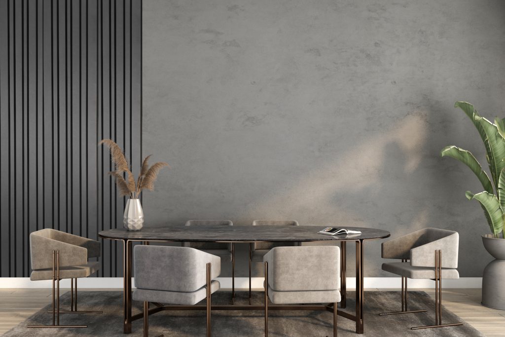 Variable Colour Cladding Charcoal Black Variable-Width Slat Panels Cladding for Media Wall ...